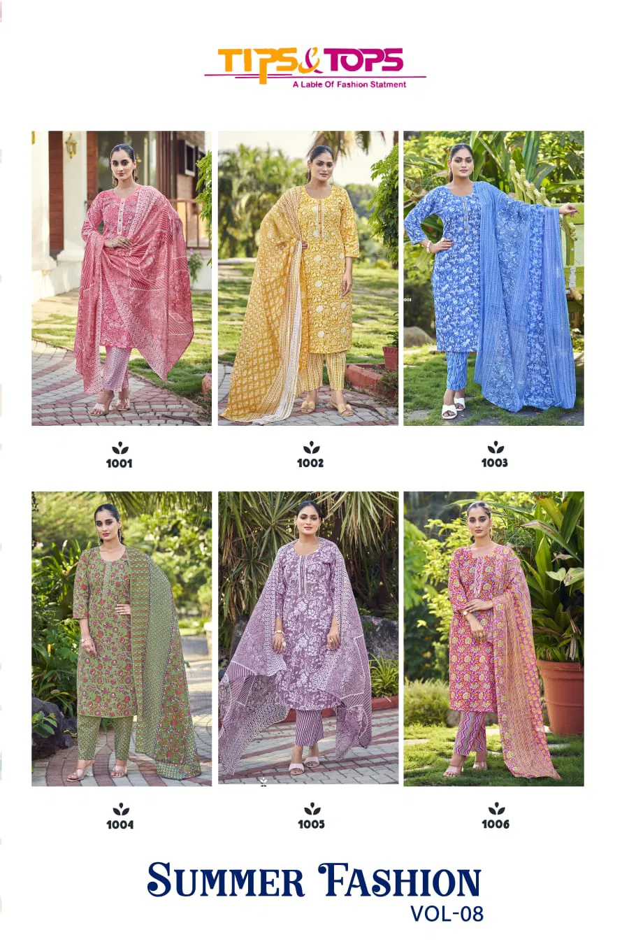 Summer Fashion Vol 8 By Tips And Tops Cotton Kurti With Bottom Dupatta Orders In India